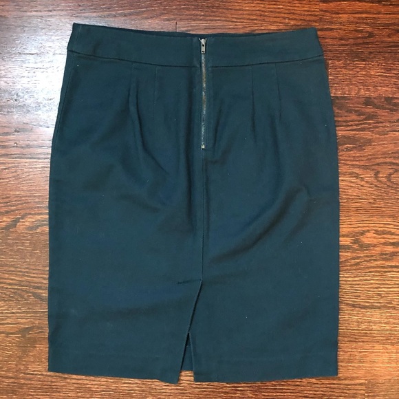 Dark teal pencil skirt - Picture 2 of 4